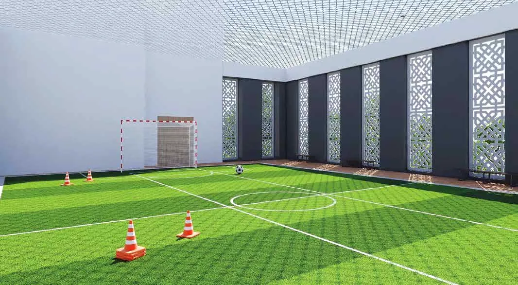 Open-air multi court (artist's impression)